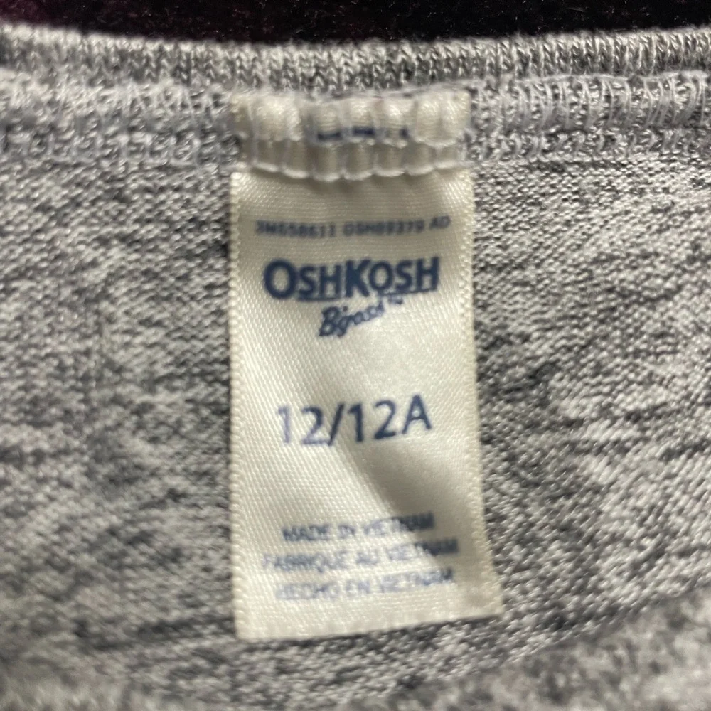 OshKosh B'gosh Gray Long Sleeve Top